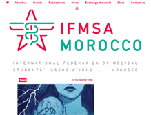 Tablet Screenshot of ifmsa-morocco.org